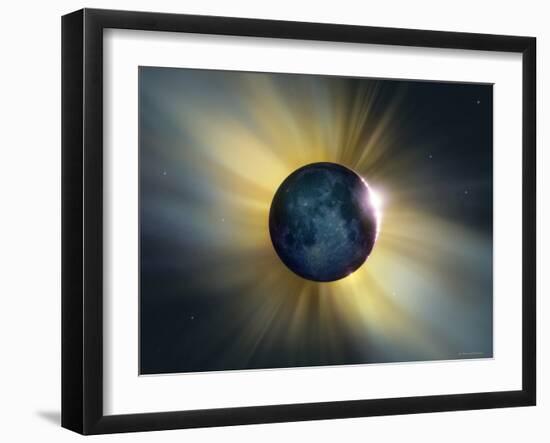 Total Solar Eclipse-Detlev Van Ravenswaay-Framed Premium Photographic Print