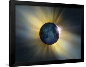 Total Solar Eclipse-Detlev Van Ravenswaay-Framed Photographic Print