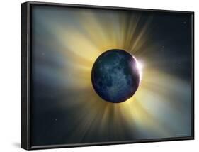 Total Solar Eclipse-Detlev Van Ravenswaay-Framed Photographic Print