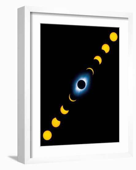 Total Solar Eclipse-Detlev Van Ravenswaay-Framed Photographic Print