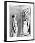 Total War: What Old Mirrors They Make Nowadays, 1868-Honore Daumier-Framed Giclee Print