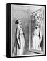 Total War: What Old Mirrors They Make Nowadays, 1868-Honore Daumier-Framed Stretched Canvas