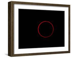 Totality During Annular Solar Eclipse-Stocktrek Images-Framed Premium Photographic Print