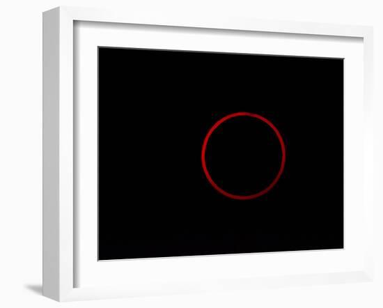 Totality During Annular Solar Eclipse-Stocktrek Images-Framed Premium Photographic Print