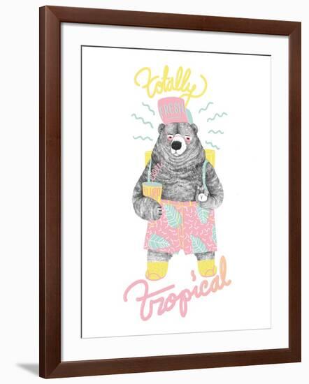 Totally Tropical-Jordan Andrew Carter-Framed Giclee Print