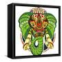 Totem Animal.Elephant-worksart-Framed Stretched Canvas