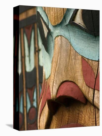Totem Bight State Park, Ketchikan, Alaska, USA-Savanah Stewart-Stretched Canvas