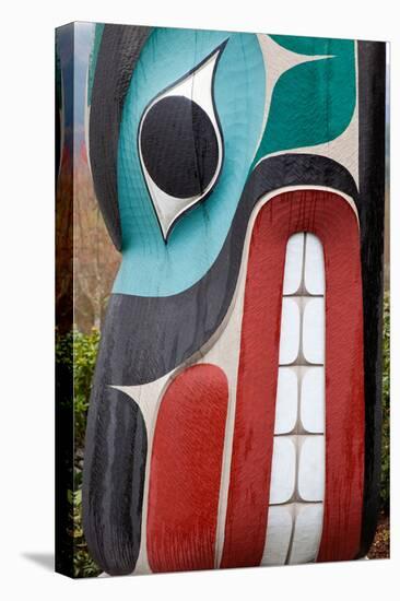 Totem Detail II-Kathy Mahan-Stretched Canvas