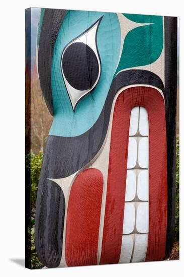 Totem Detail II-Kathy Mahan-Stretched Canvas