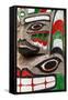 Totem Detail III-Kathy Mahan-Framed Stretched Canvas