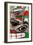 Totem Detail III-Kathy Mahan-Framed Photographic Print