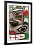 Totem Detail III-Kathy Mahan-Framed Photographic Print