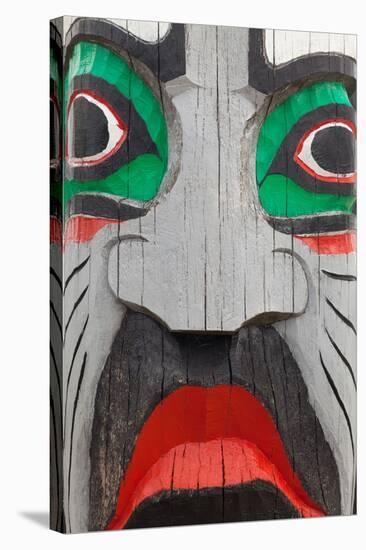 Totem Detail IV-Kathy Mahan-Stretched Canvas