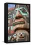 Totem Detail V-Kathy Mahan-Framed Stretched Canvas