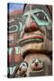 Totem Detail V-Kathy Mahan-Stretched Canvas