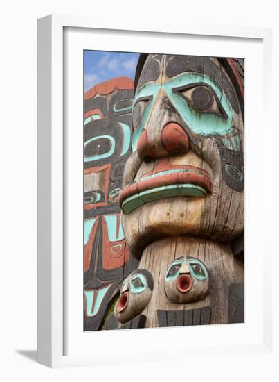 Totem Detail V-Kathy Mahan-Framed Photographic Print