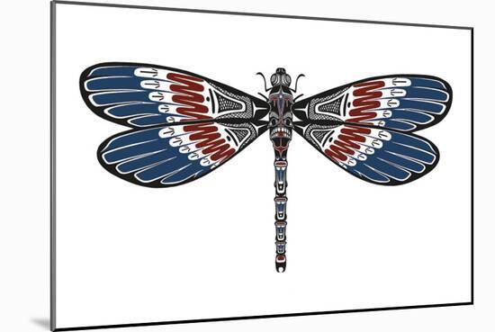 Totem Dragonfly-Matt James-Mounted Art Print