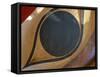 Totem Eye, Queen Charlotte Islands, British Columbia (B.C.), Canada, North America-Oliviero Olivieri-Framed Stretched Canvas