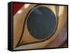 Totem Eye, Queen Charlotte Islands, British Columbia (B.C.), Canada, North America-Oliviero Olivieri-Framed Stretched Canvas