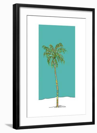 Totem Palm-Jan Weiss-Framed Art Print