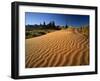 Totem Pole and Sand Springs, Monument Valley Tribal Park, Arizona, USA-Lee Frost-Framed Photographic Print