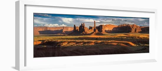 Totem Pole And Yei Bi Chei Monument Valley-Steve Gadomski-Framed Photographic Print