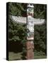 Totem Pole at Stanley Park, Vancouver Island, British Columbia, Canada-Merrill Images-Stretched Canvas