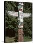 Totem Pole at Stanley Park, Vancouver Island, British Columbia, Canada-Merrill Images-Stretched Canvas