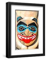 Totem Pole Close Up-null-Framed Art Print