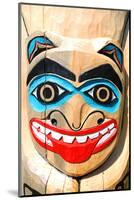 Totem Pole Close Up-null-Mounted Art Print