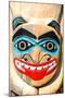 Totem Pole Close Up-null-Mounted Art Print