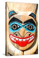 Totem Pole Close Up-null-Stretched Canvas