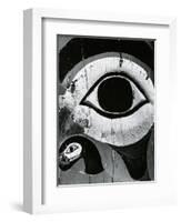 Totem Pole Detail, Alaska, 1977-Brett Weston-Framed Photographic Print