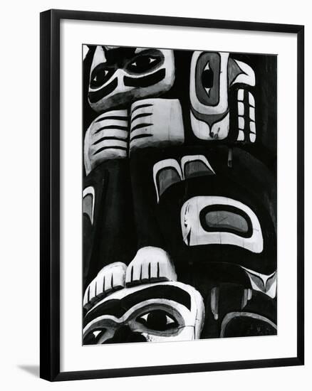 Totem Pole Detail, Alaska, c. 1970-Brett Weston-Framed Photographic Print