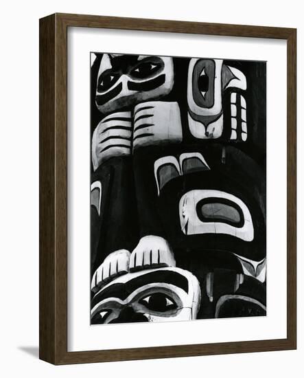 Totem Pole Detail, Alaska, c. 1970-Brett Weston-Framed Photographic Print
