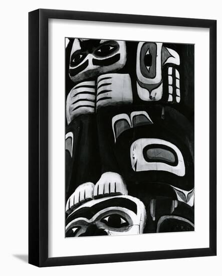 Totem Pole Detail, Alaska, c. 1970-Brett Weston-Framed Photographic Print