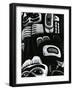 Totem Pole Detail, Alaska, c. 1970-Brett Weston-Framed Photographic Print