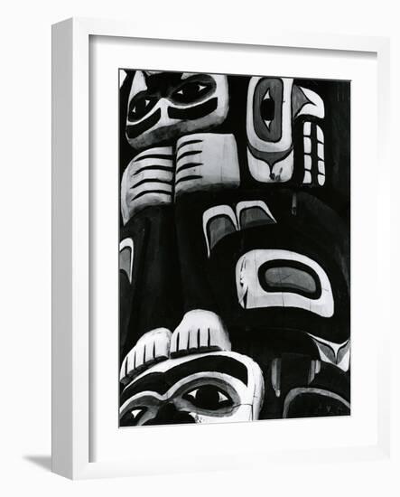 Totem Pole Detail, Alaska, c. 1970-Brett Weston-Framed Photographic Print