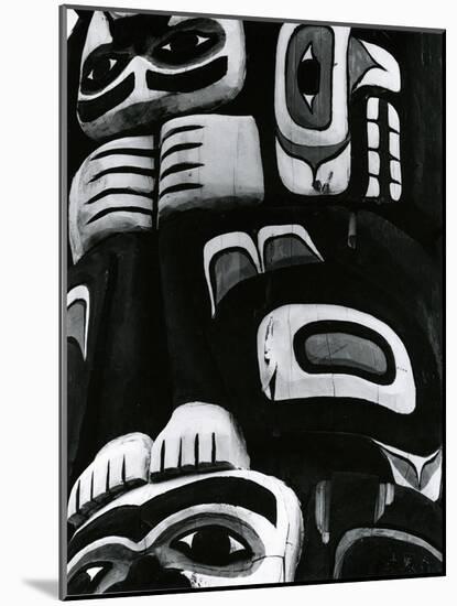 Totem Pole Detail, Alaska, c. 1970-Brett Weston-Mounted Photographic Print