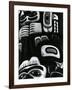 Totem Pole Detail, Alaska, c. 1970-Brett Weston-Framed Photographic Print