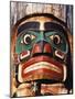 Totem Pole Detail, Duncan, Vancouver Island, BC, Canada-Walter Bibikow-Mounted Photographic Print
