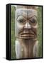 Totem Pole, Gitwangak, British Columbia, Canada, North America-Richard Maschmeyer-Framed Stretched Canvas