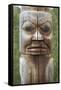Totem Pole, Gitwangak, British Columbia, Canada, North America-Richard Maschmeyer-Framed Stretched Canvas