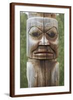 Totem Pole, Gitwangak, British Columbia, Canada, North America-Richard Maschmeyer-Framed Photographic Print