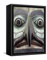 Totem Pole in Pioneer Square, Seattle, Washington, USA-Merrill Images-Framed Stretched Canvas