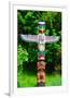 Totem Pole in Stanley Park-null-Framed Premium Giclee Print