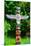 Totem Pole in Stanley Park-null-Mounted Premium Giclee Print