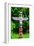 Totem Pole in Stanley Park-null-Framed Art Print