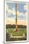 Totem Pole, Peninsula State Park, Wisconsin-null-Mounted Art Print