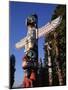 Totem Pole,Stanley Park, Vancouver, Canada-Walter Bibikow-Mounted Photographic Print